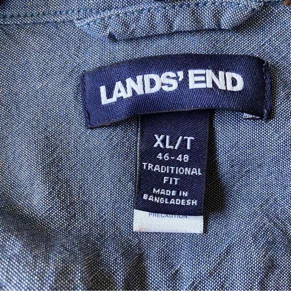 Land’s End Mens plaid shacket shirt  SZ  XL /T - Picture 8 of 8